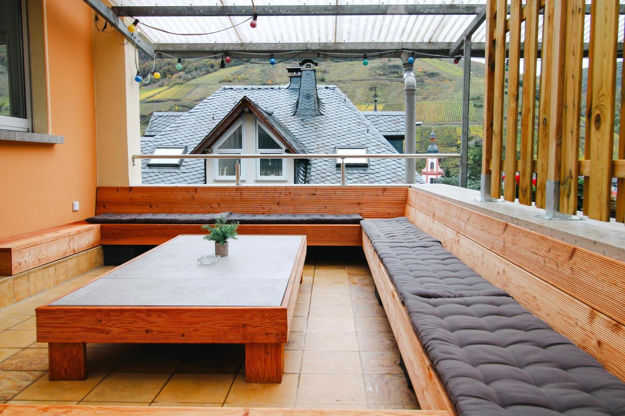 Apartmán Chill Out Area, Grandiose Aussicht, Haengematte, Smart Tv, Netflix Zell an der Mosel Exteriér fotografie